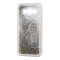 Чохол для Samsung Galaxy J5 (J500) вода срібляста "Love"