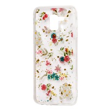 Чохол для Samsung Galaxy J6 2018 (J600) Flowers Confetti "польові квіти"