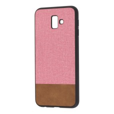 Чохол Samsung Galaxy J6+ 2018 (J610) Hard Textile рожево-коричневий