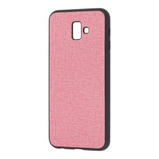 Чохол Samsung Galaxy J6+ 2018 (J610) Hard Textile рожевий