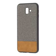 Чохол для Samsung Galaxy J6+ 2018 (J610) Hard Textile сіро-коричневий