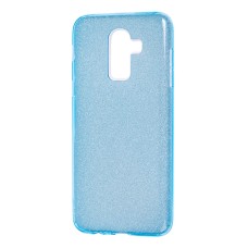 Чохол Samsung Galaxy J8 (J810) Shining Glitter з блискітками бірюзовий