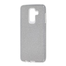 Чохол для Samsung Galaxy J8 (J810) Shining Glitter з блискітками сріблястий