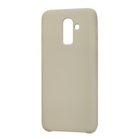 Чохол Samsung Galaxy J8 (J810) Silicone світло сірий