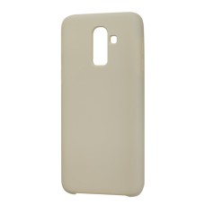 Чохол Samsung Galaxy J8 (J810) Silicone світло сірий