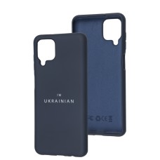 Чохол для Samsung Galaxy A12 / M12 Full Nano I'm Ukrainian dark blue