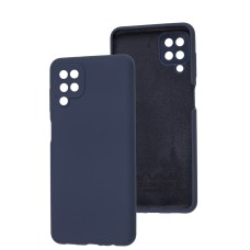 Чехол для Samsung Galaxy A12 (A125) Wave camera Full midnight blue