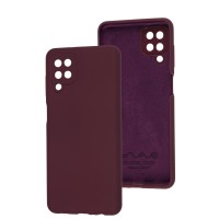 Чехол для Samsung Galaxy A12 (A125) Wave camera Full plum