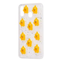 Чохол для Samsung Galaxy M20 (M205) 3D confetti "качки"