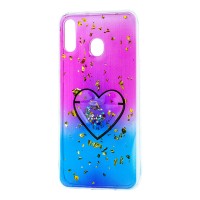 Чохол Samsung Galaxy M20 (M205) Multi confetti рожевий "Серце"