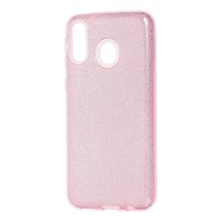 Чохол Samsung Galaxy M20 (M205) Shining Glitter з блискітками рожевий