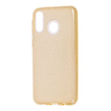 Чохол Samsung Galaxy M20 (M205) Shining Glitter з блискітками золотистий