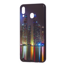 Чохол для Samsung Galaxy M20 (M205) glass new "Манхетен"