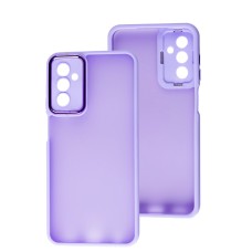 Чохол для Samsung Galaxy M23 (M236) Luxury Metal Lens бузковий