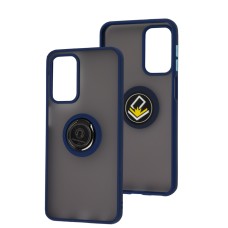 Чохол для Samsung Galaxy M13 4G / M23 5G LikGus Edging Ring синій