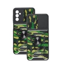 Чохол для Samsung Galaxy M23 (M236) Serge Ring Armor удароміцний army green
