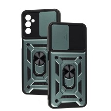 Чехол для Samsung Galaxy M23 (M236) Serge Ring Armor ударопрочный зеленый