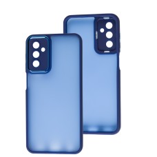 Чохол для Samsung Galaxy M23 (M236) Luxury Metal Lens синій