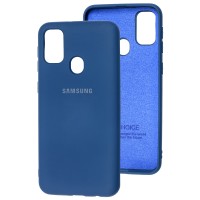 Чохол Samsung Galaxy M21 / M30s Silicone Full синій