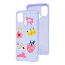 Чохол для Samsung Galaxy M31 (M315) Wave Fancy lifestyle / light purple