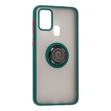Чохол Samsung Galaxy M31 (M315) LikGus Edging Ring оливковий