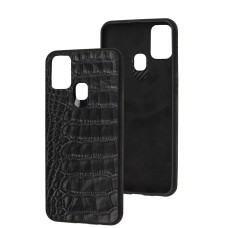 Чохол для Samsung Galaxy M31 (M315) crocodile чорний