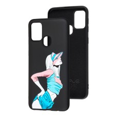 Чохол Samsung Galaxy M31 (M315) Wave Fancy temptation / black