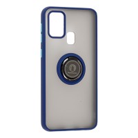 Чохол Samsung Galaxy M31 (M315) LikGus Edging Ring синій