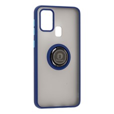 Чохол Samsung Galaxy M31 (M315) LikGus Edging Ring синій
