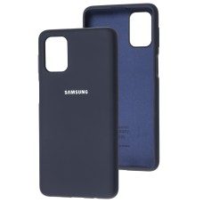Чохол Samsung Galaxy M31s (M317) Silicone Full темно-синій