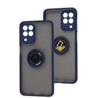 Чохол Samsung Galaxy M33 (M336) LikGus Edging Ring синій