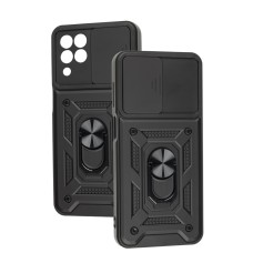 Чехол для Samsung Galaxy M33 (M336) Serge Ring Armor ударопрочный черный