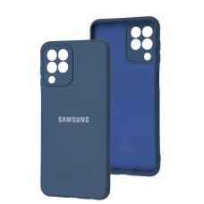 Чохол Samsung Galaxy M33 (M336) Silicone Full camera navy blue