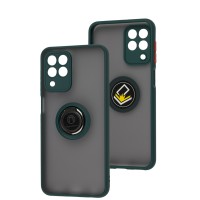 Чохол Samsung Galaxy M33 (M336) LikGus Edging Ring оливковий
