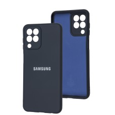 Чохол Samsung Galaxy M33 (M336) Silicone Full camera midnight blue