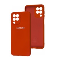Чохол Samsung Galaxy M33 (M336) Silicone Full camera червоний