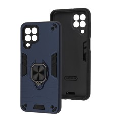 Чохол для Samsung Galaxy M33 (M336) Military Armor Ring blue