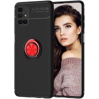 Чохол Samsung Galaxy M51 (M515) Deen ColorRing з кільцем чорний / червоний