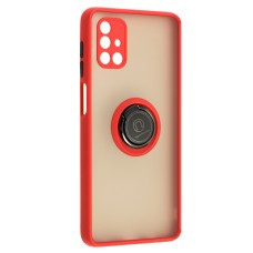 Чохол Samsung Galaxy M51 (M515) LikGus Edging Ring червоний