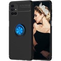 Чохол Samsung Galaxy M51 (M515) Deen ColorRing з кільцем чорний / синій