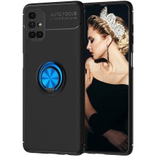 Чохол Samsung Galaxy M51 (M515) Deen ColorRing з кільцем чорний / синій
