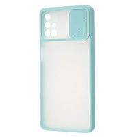 Чохол Samsung Galaxy M51 (M515) LikGus Camshield camera protect бірюзовий