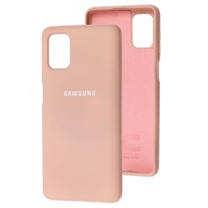 Чохол Samsung Galaxy M51 (M515) Silicone Full рожевий / pink sand