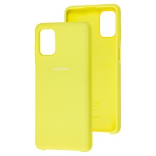 Чохол для Samsung Galaxy M51 (M515) Silky Soft Touch лимонний