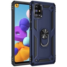 Чохол для Samsung Galaxy M51 (M515) Serge Ring ударостійкий синій