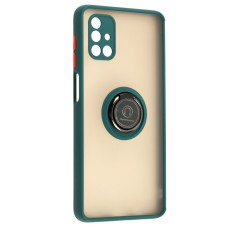 Чохол Samsung Galaxy M51 (M515) LikGus Edging Ring зелений