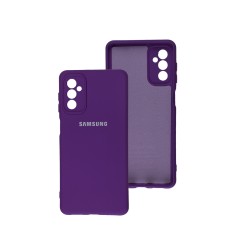 Чохол Samsung Galaxy M52 (M526) Silicone Full camera фіолетовий