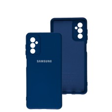 Чохол Samsung Galaxy M52 (M526) Silicone Full camera синій