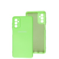 Чохол Samsung Galaxy M52 (M526) Silicone Full camera салатовий
