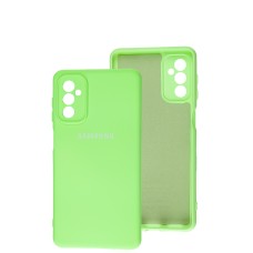 Чохол Samsung Galaxy M52 (M526) Silicone Full camera салатовий